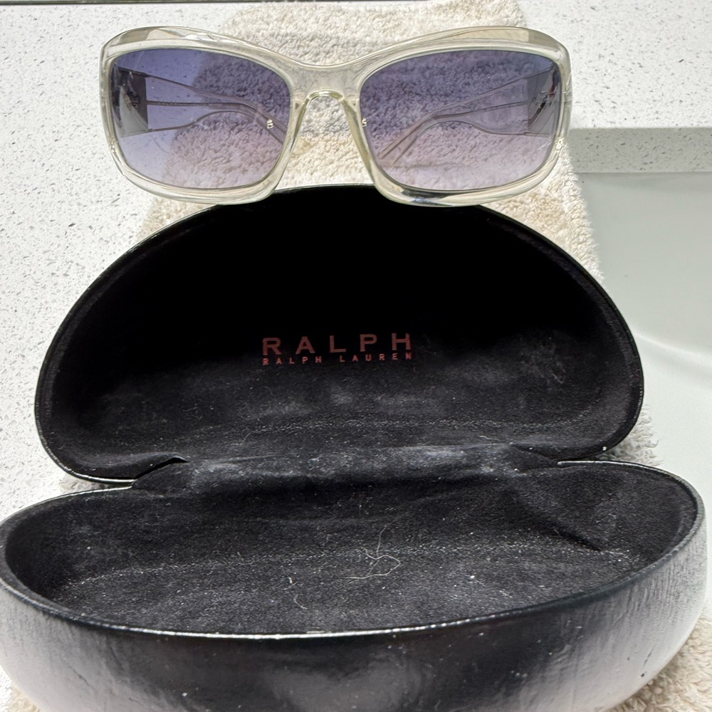 Ralph Lauren Women's Clear Frame Sunglasses